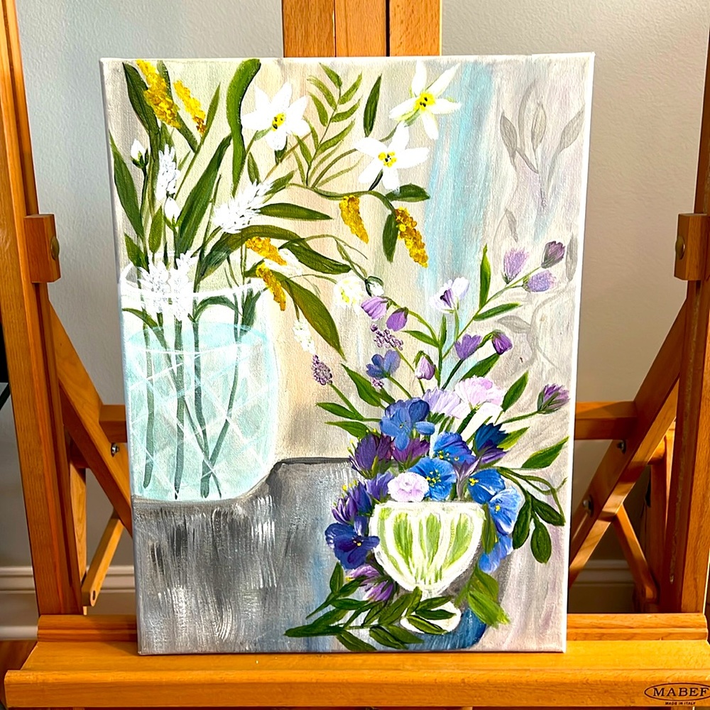 Painting done in acrylic